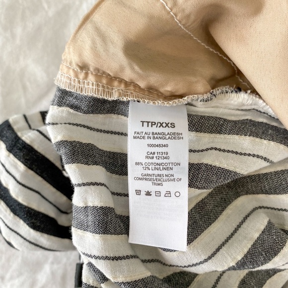 2/$40💜 CLOSET CLEAN OUT: Dynamite linen striped shorts with belt - Picture 8 of 9